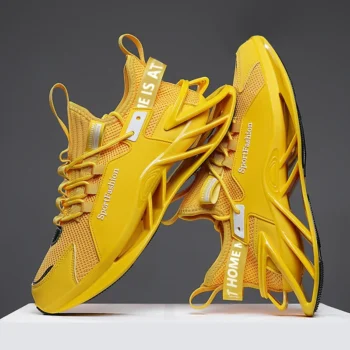 Men's Breathable Casual Sneakers Luxury Fashion Running Trainer Unisex Comfortable Wear Tenis Race Shoes