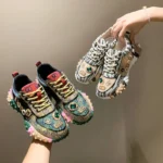 Women's Luxury Casual Sports Shoes Designer Water Diamond Thick soled Shoes Anti slip Tennis Running Shoes zapatillas mujer