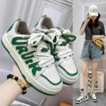 Casual Women's Canvas Sneakers Green Black Platform Sports Shoes Tennis Flat Basket Vulcanize Running Harajuku Lolita Korean