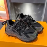 Full Diamond Luxury Running Shoes Thick soled Sneakers High quality Water Diamond Women's Shoes Designer Casual Shoes zapatillas