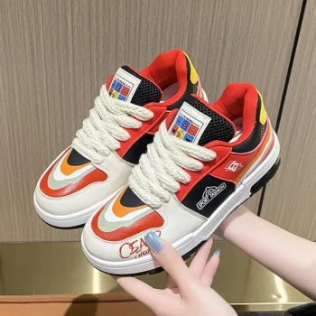 Designer Ladies Platform Running Sneakers Tennis shoes Woman Walking Chunky Sneakers Casual Vulcanized Shoes zapatos de mujer