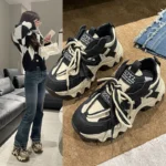 New Mixed Colors Ladies Platform Sneakers Outdoor Sports Shoes for Women Fashion Female Shoes Designer Ladies Vulcanized Zapatos