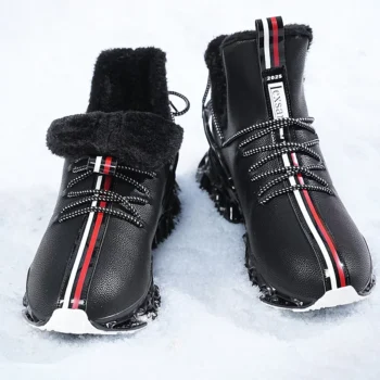 men boots 2024 New Winter Slippers Warm Men Shoes Waterproof Non-Slip Plush Sneakers Male tenis shoes Boots Men Sneakers Winter