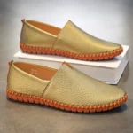 Men's Leather Casual loafers Shoe wedding Dress Shoes New Big Size Moccasins Shoes Suede shoes High Quality zapatos