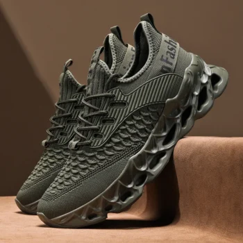 Men's Breathable Casual Sneakers Luxury Fashion Running Trainer Unisex Comfortable Wear Tenis Race Shoes