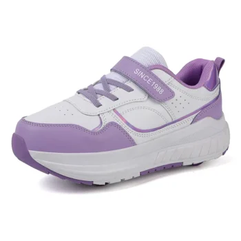 Kids Roller Skate Shoes Fashion Children Casual Running Boys Girls Detachable 4 Wheels Deformation Parkour Outdoor Skating Shoes