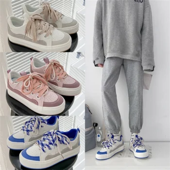 2024 Spring and Autumn New Style Fashion Casual Comfortable Increased Platform Sole Wear-Resistant Women's Sports Shoes