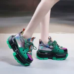 Women Bling Luxury Shoes Trend Women Luxury Silver Slip on Platform Casual Shoe Ladies Sneakers Vulcanized Shoe Zapatillas Mujer