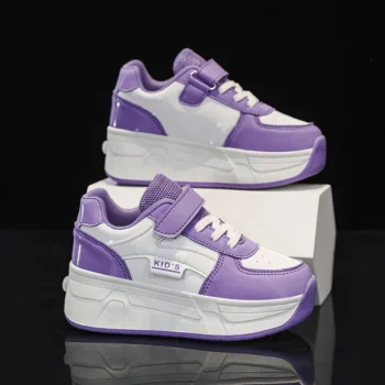 Kids Roller Skate Shoes Casual Children 2 Wheels Boys Girls Parkour Deformation Running Outdoor Fashion Detachable Skating Shoes