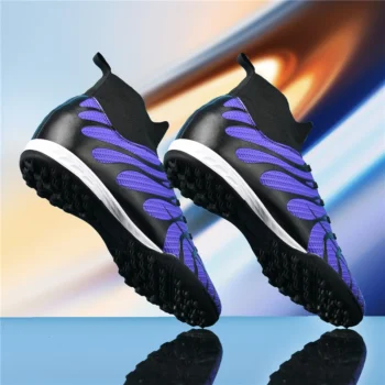 2024 Men's Soccer Shoes Large Size Ultralight Football Boots Boys Sneakers Non-Slip AG/TF Soccer Cleats Ankle Boots Unisex