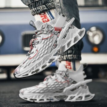 Tech Venom Shoes Men's Shoes Summer Breathable Casual Sneakers Teen Men Student Blade Running Shoes